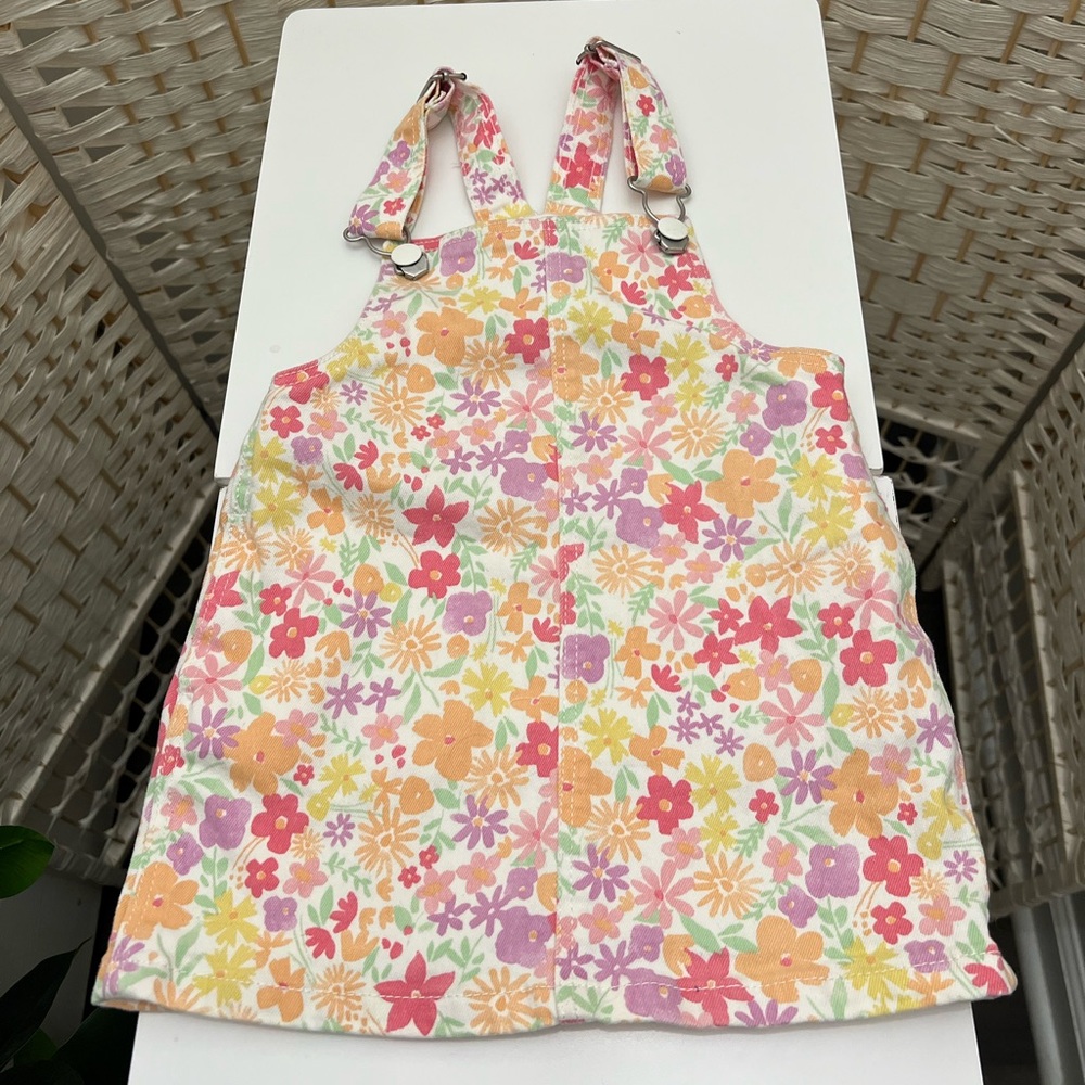Floral Overall Dress